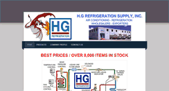 Desktop Screenshot of hgrefrigeration.com